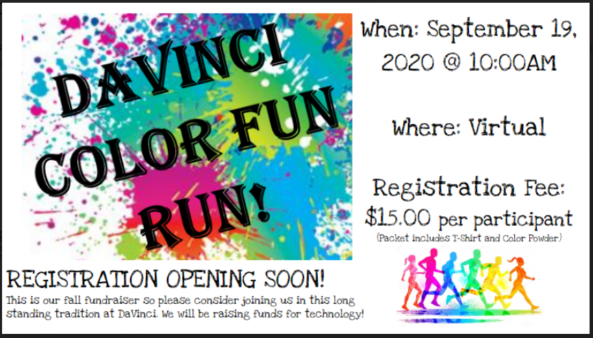 Color Fun Run flyer-registration opening soon