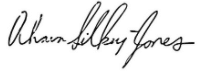 Ms. Silkey-Jones' signature