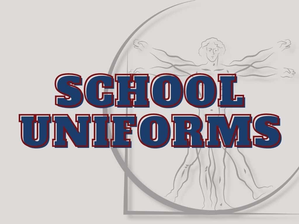 school uniform infographic