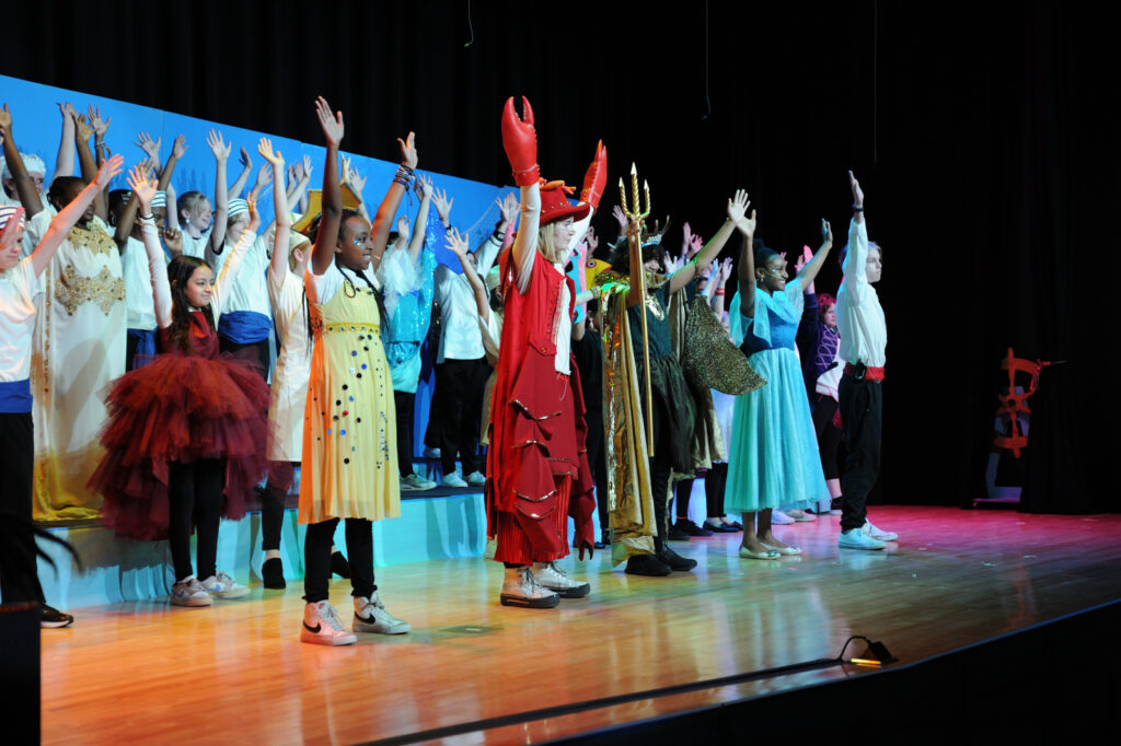 picture from Little mermaid jr. musical performance