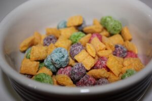 a picture of a bowl of cereal